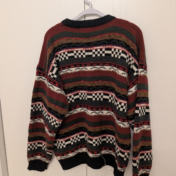 Men's Vintage Cattivo Geometric Print Sweater - Picture 6 of 10